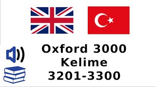 Oxford 3000 Kelime +500 (3201-3300)