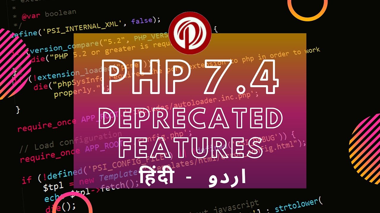 Deprecated features. Deprecated features