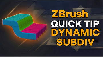 DYNAMIC SUBDIV QUICK TIM ZBRUSH