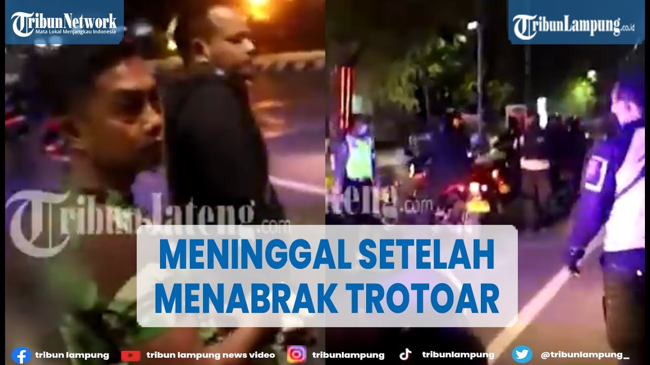 Korban Begal di Semarang Meninggal Setelah Menabrak Trotoar