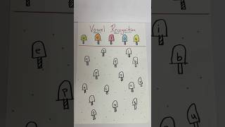 My little one is practicing vowel recognition (A, E, I, O, U) with this easy worksheet 📝💕