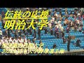 伝統の応援　明治大学　準決勝対白鴎大学　2023全日本大学野球選手権