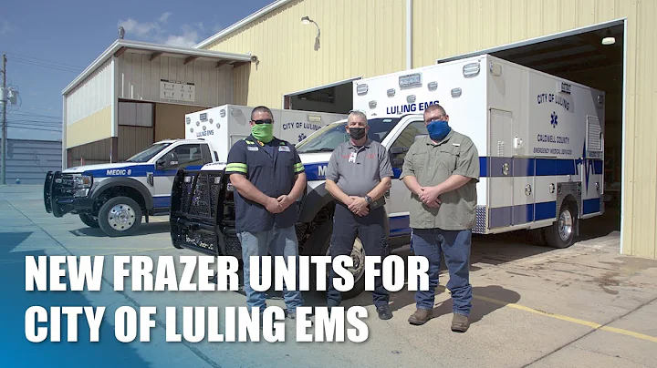 New Unit Delivery with City of Luling EMS Director...
