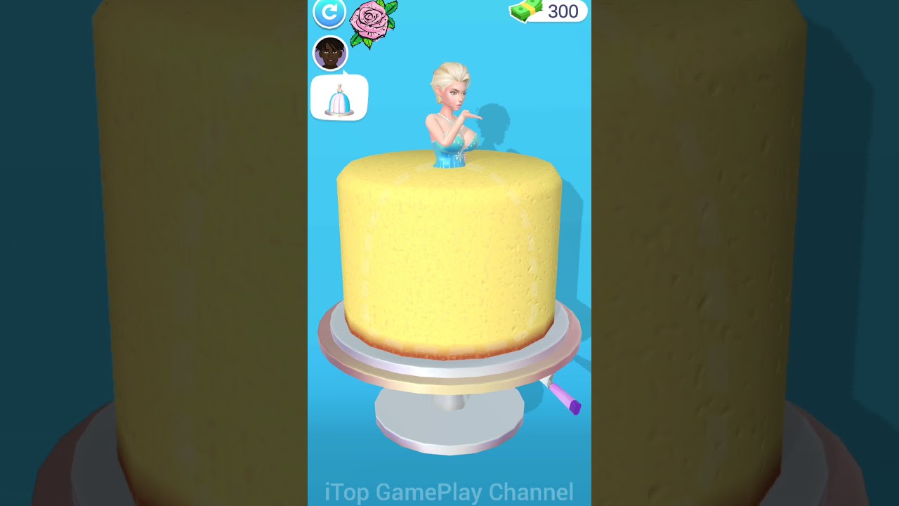 Beautiful Cream Dress💮💁🎂Icing On The Dress Game✅