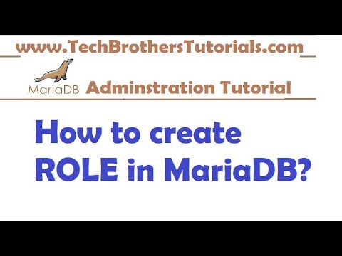 How to create ROLE in MariaDB - MariaDB Admin Tutorial