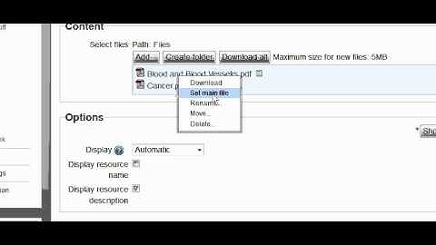 Moodle Lesson 06: Add a File Resource