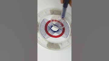 Watch This Spirograph Take Shape Like Magic: A Mesmerizing Visual Journey #asmr #art #spirograph