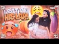 SAT ON MY CRUSH LAP TO SEE HIS REACTION & THIS HAPPENED 😱😅