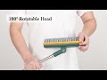 3 in 1 vshaped floor scrub brush with squeegee help you cleaning your bathroom