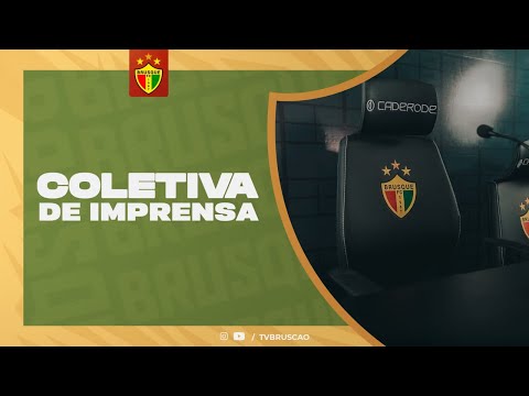 COLETIVA PÓS-JOGO COM O TÉCNICO LUIZINHO LOPES (BRUSQUE 1x1 MARCÍLIO DIAS)