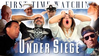 GREAT VILLAIN!!! Wife watches * UNDER SIEGE * for the first time | Movie Reaction