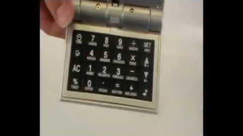CALENDAR  ALARM CLOCK  FOLDING CALCULATOR