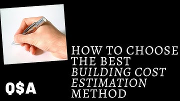 Factors considered when doing approximate estimation