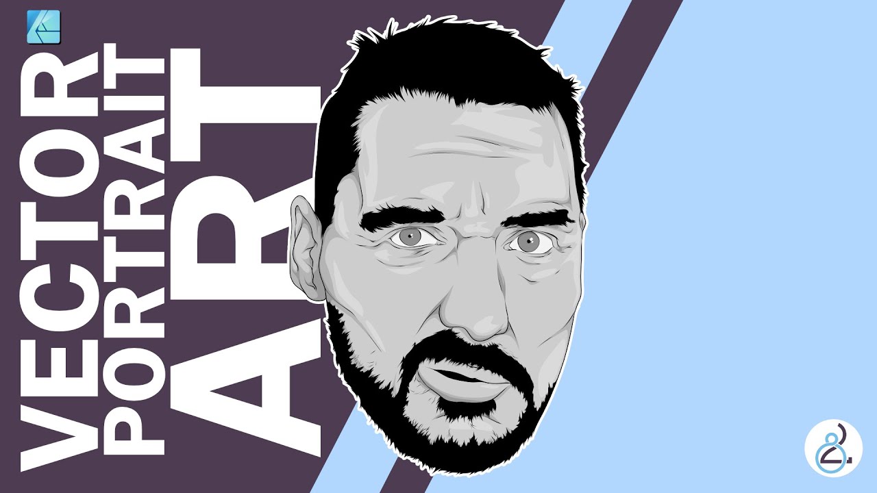 Drawing Vector Portrait Practice Session in Affinity Designer - YouTube