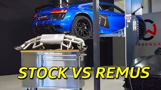 We Saved 10KG & Unlocked the V10 Sound on This Audi R8! (Remus Valved Exhaust)