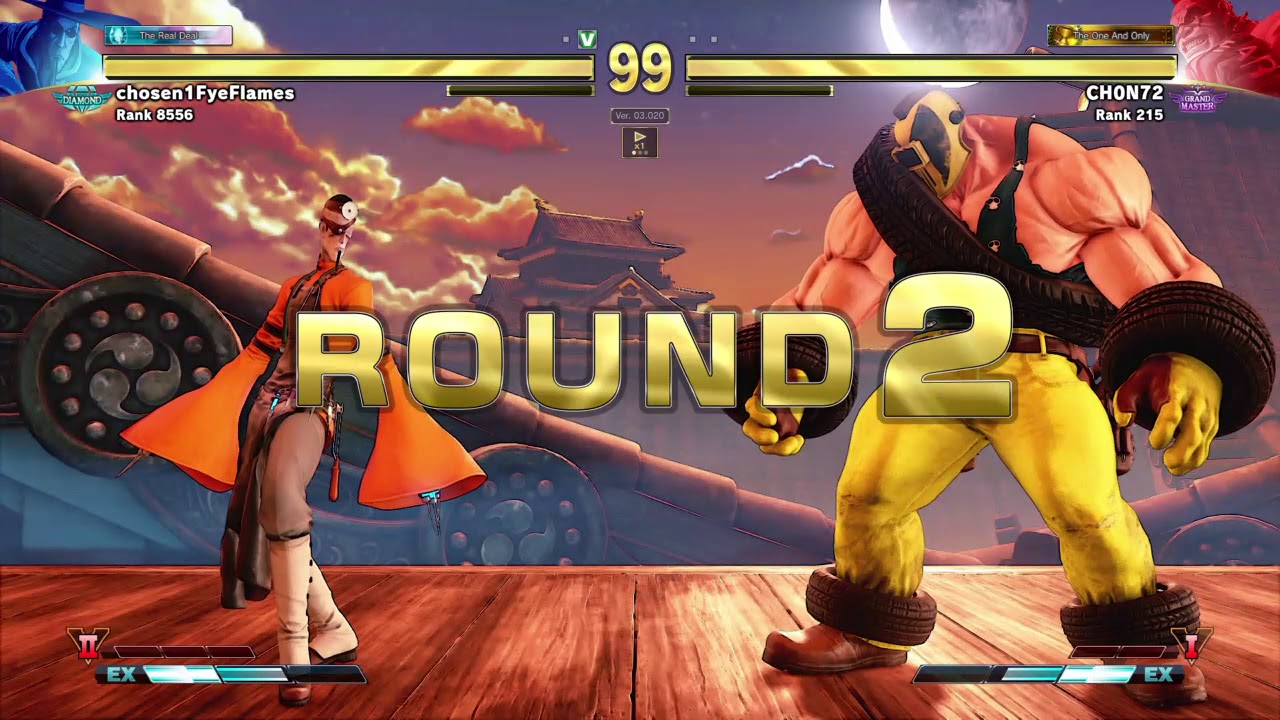 STREET FIGHTER V AE (Chosen1) FANG Vs (CHON72) Abigail