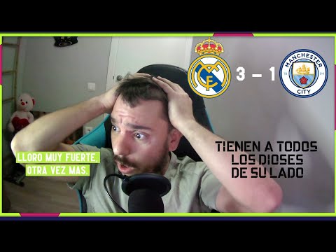 REACCION AL REAL MADRID 3 - 1 MANCHESTER CITY POR BARCELONISTA. Este ha sido el PEOR de TODOS.