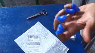 Generic Imported 4 Pcs Cute Blue Silicone Fingertip Protectors For Guitar Bass Banjo 57001396MG Unb