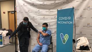 First COVID-19 Vaccine administered at Baptist Health Hardin