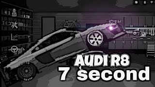 Making 7 second AUDI R8 in pixel car racer 💥 Watch the full video don't forget to like subscribe 😉