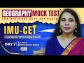 Merchant Navy IMU-CET Geography Mock Test | 30 MCQs Practice | One Week Geography Series | Day 07