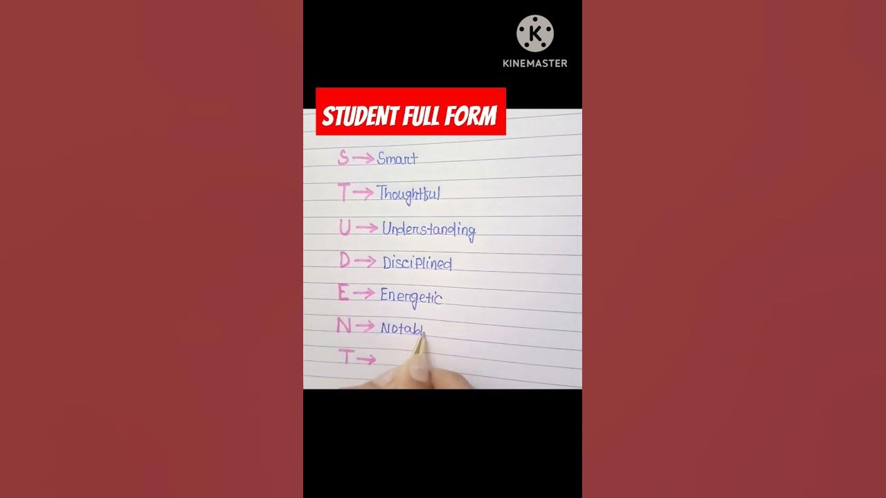 student-full-form-shorts-education-trending-youtube