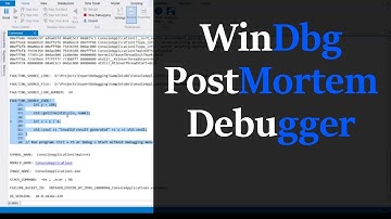 Programs crashing ? Get WinDBG to automatically start !