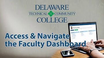 How to Navigate the Faculty Dashboard