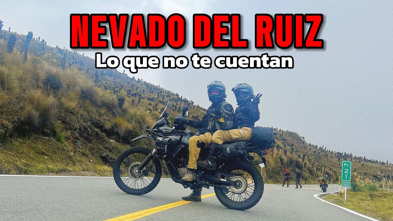 ¡PELIGRO en el Nevado del Ruiz! Lo que nadie te cuenta de subir en moto ❄️😨