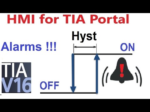 SIMATIC HMI   Discrete alarms  tutorial  | SIEMENS TIA Portal | S7-300 | s7-1500 | TIA Portal V16