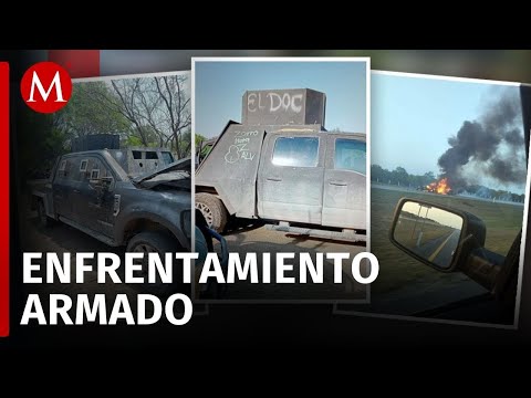 Autoridades logran aseguran 5 vehículos blindados en Nuevo León