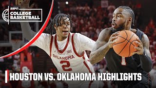 NO. 1 SURVIVES 🏀 Houston Cougars vs. Oklahoma Sooners | Full Game Highlights