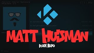 Install Matt Huisman KODI Repo