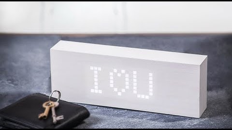 Gingko Message Alarm Click Clock