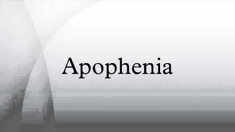 Apophenia