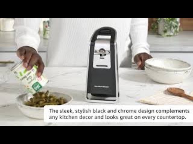 Hamilton Beach SmoothTouch Electric Can Opener Chrome/Black