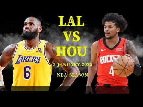 Los Angeles Lakers vs Houston Rockets 1st Half Game Highlights - YouTube