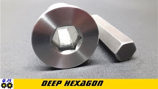 Deep Hexagonal Hole - Foro Esagonale Profondo by  'Hobby lathe'Maurizio Guidi 25,109 views 10 months ago 29 minutes