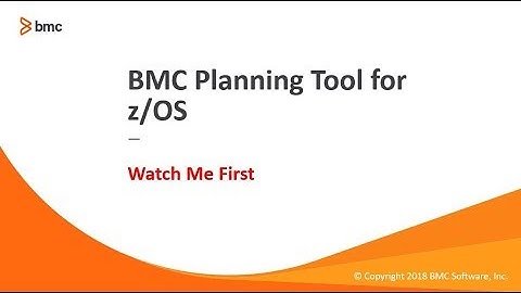 BMC Installation Planning Tool for z/OS