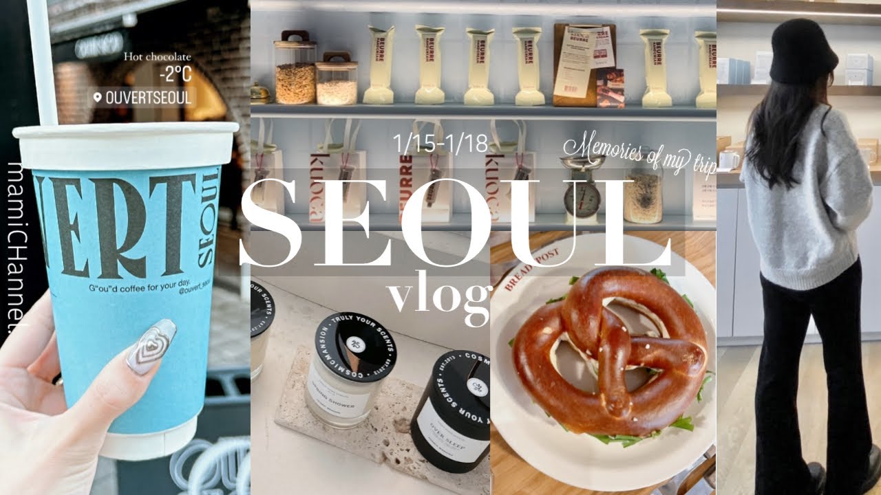 【SEOUL vlog🎀】1/15-1/18韓国旅行✈️cafe/shopping/clinic/聖水/東大門/狎鴎亭/購入品紹介/旅行費用大公開！