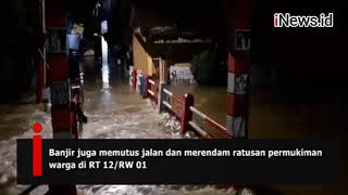 Banjir Luapan Anak Kali Krukut Rendam Ratusan Rumah Warga di Pondok Labu