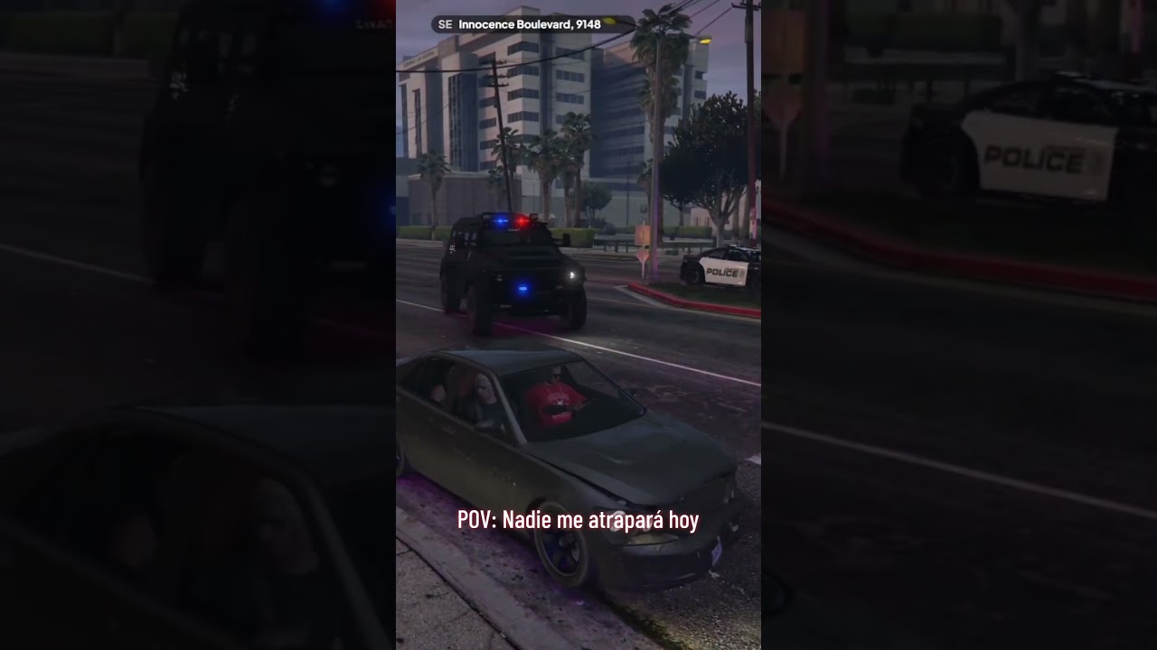 Nadie me atrapará hoy.. O sí? #gta #roleplay #fivem #viral #fyp