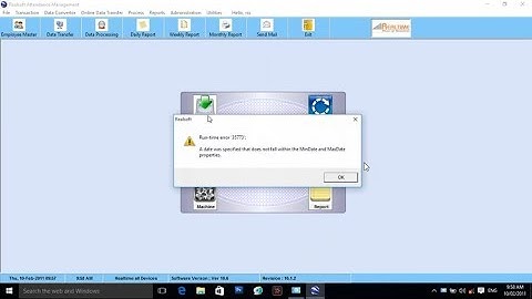 How to solve Run time error 35773 of Realsoft run time problem
