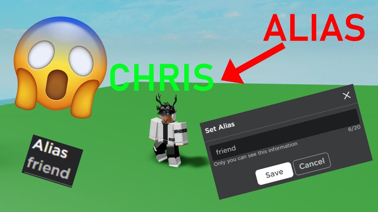 New Nickname Alias System In Roblox Youtube - how to get alias on roblox