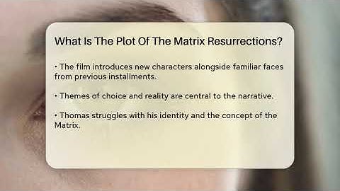 What Is The Plot Of The Matrix Resurrections? - The SciFi Reel
