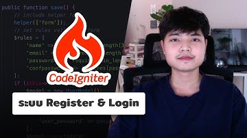 สอน CodeIgniter 4 สร้างระบบ Login & Register 👨‍💻💯