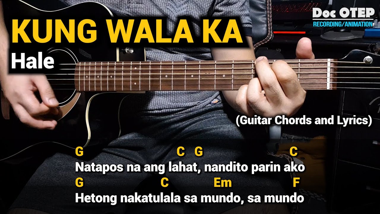 Kung Wala Ka - Hale (Guitar Tutorial with Chords and Lyrics) - YouTube