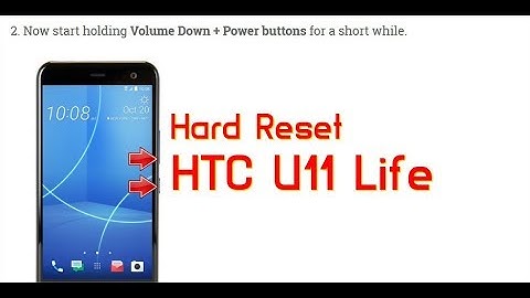 Hard Reset HTC U11 Life