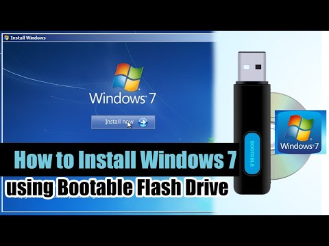 Video: Paano Mag-install ng Windows 7 Gamit ang isang Flash Drive