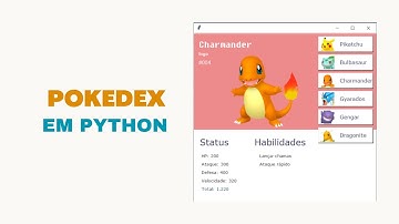 Como fazer uma Pokedex de Pokémons em Python #python
